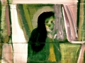 Donna Araba (smalti su cartone) (Dim. 65x57)